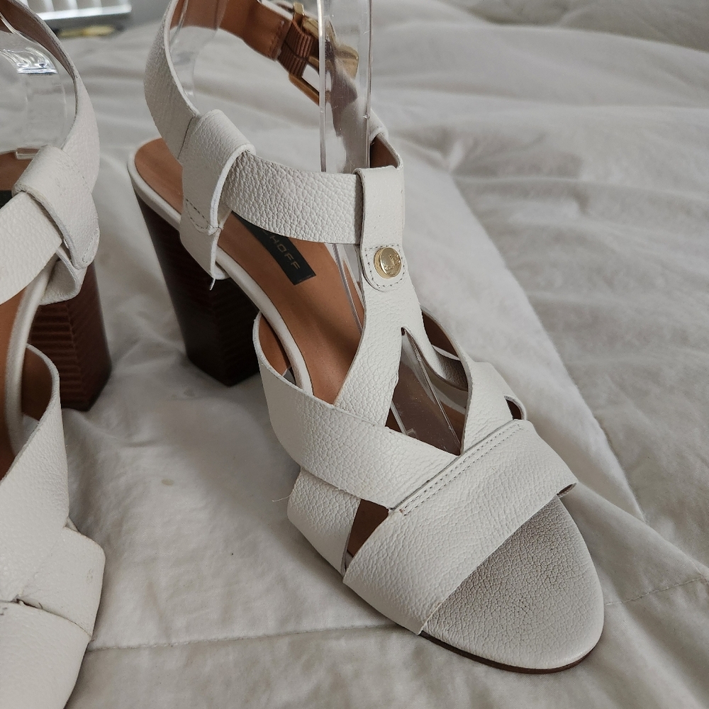 Jorge Bischoff Sandals Heels Size 8 US white EUC